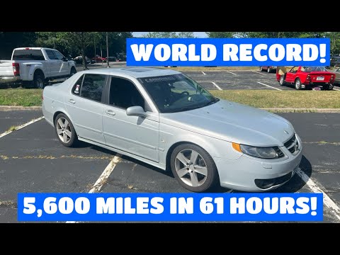Meet The Saab 9-5 That Broke The Coast To Coast To Coast Cannonball Record!