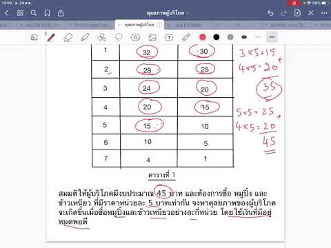 ทฤษฏีพฤติกรรมของผู้บริโภค  New  ดุลยภาพของผู้บริโภค