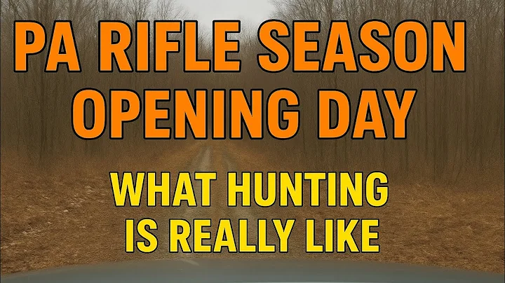 PA Rifle Season 2025 Opening Day - What Hunting Is Really Like!