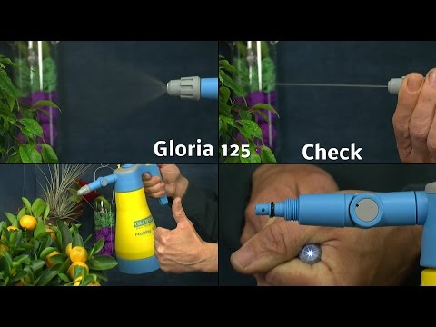 Drucksprühgerät Gloria 125 nicht voll funktionsfähig. Was hilft?