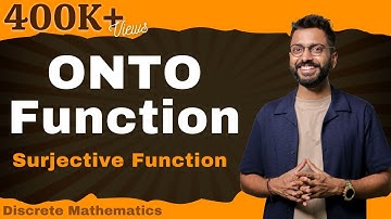 ONTO Function(Surjection) | Surjective Function | Discrete Mathematics