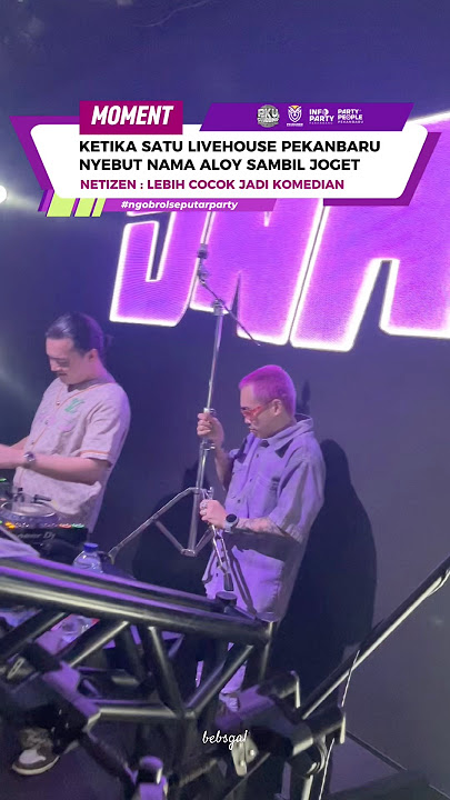 king aloy on stage hw livehouse pekan baru #mraloy #aloy