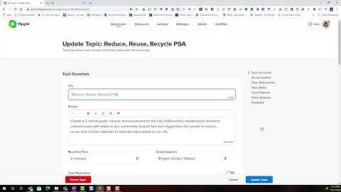 Turning on Text Based Comments Feature in Flipgrid 2020