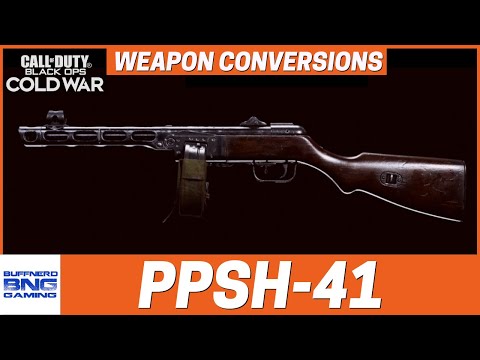 Soviet PPSH-41 Weapon Conversion - Call Of Duty Black Ops Cold War