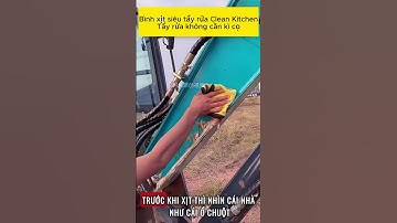 Tẩy rửa cả thế giới - Tẩy rửa không cần chạm - Tẩy rửa không cần kì cọ