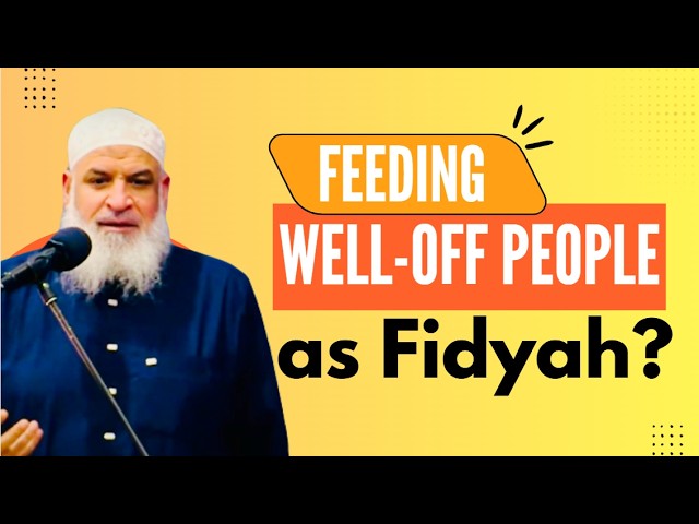 Feeding Well Off People Iftar in a Masjid as Fidyah? | Dr. Karim AbuZaid