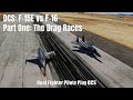 Real Fighter Pilots Play DCS: F-15E vs F-16 | Pt 1: Drag Racing?