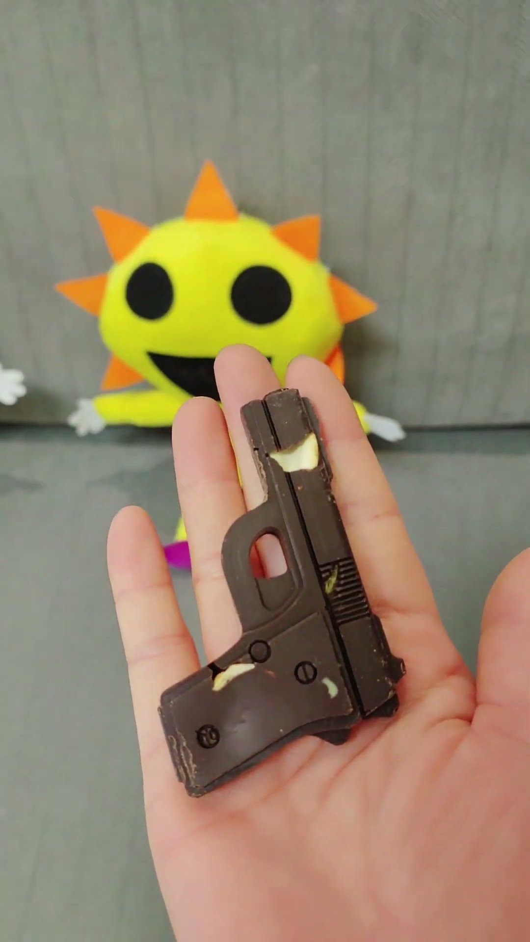 Gun or chocolate?