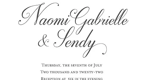 Naomi & Sendy Wedding. July 7 2022