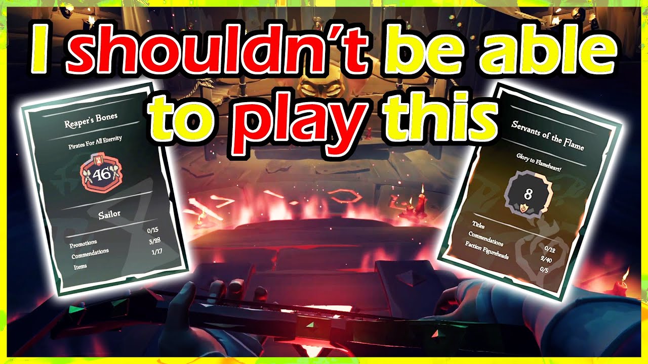 Playing the Reaper's Lair Shanty Before Level 100 | Sea of Thieves (Season 8)