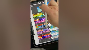 Creating a color palette in Procreate #procreate