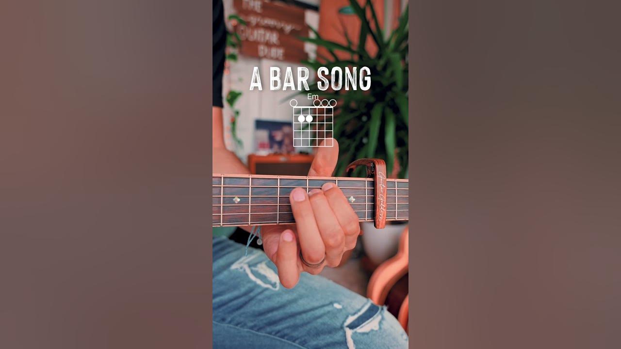 A Bar Song (Tipsy) Shaboozey Guitar Tutorial // Tipsy Guitar Lesson