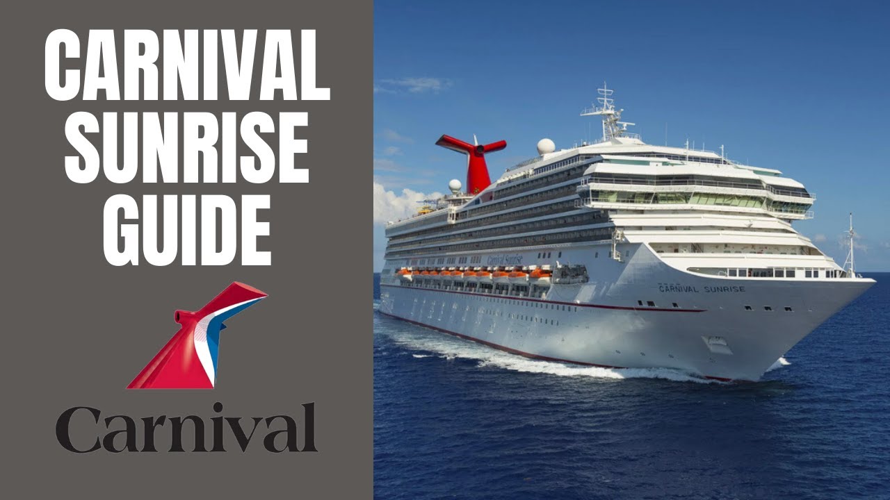 carnival sunrise cruise tracker