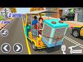 Tuk Tuk Rickshaw Driving Game 3D: Girl Hostel Moving Challenge with Cooler - android gameplay