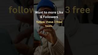 3 Free Tools to Grow Likes &amp; Followers Fast 💫 #shorts #ytshorts #trending