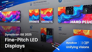 DynaScan unveils its latest fine-pitch LED display solutions at ISE 2025