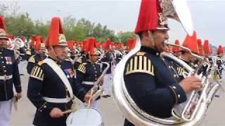 Escuela Militar 2018, Gran Parada Militar, Penachos Rojos, Movimientos de Fuerzas de Presentación