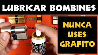 COMO LUBRICAR BOMBINES ❌NUNCA USAR GRAFITO❌ [ACEITE BOMBIN  CERRADURA] LUBRICANTE CERRADURA