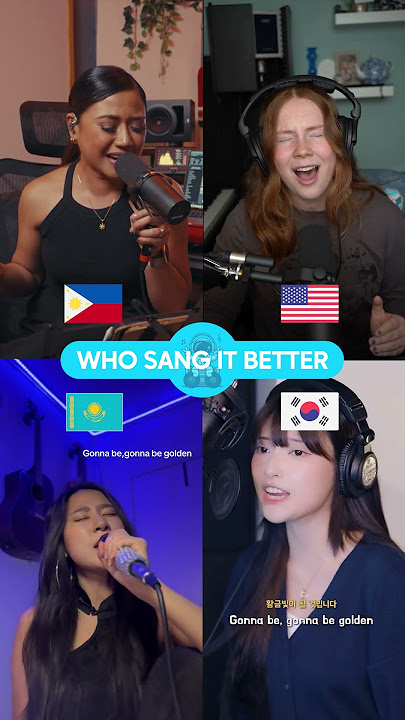 Who sang it better - Golden - KPop Demon Hunters - Sony Animation #kpopdemonhunters #koreanmusic