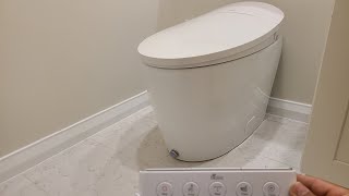 como instalar inodoro eléctrico de la marca  biobidet.@mistrabajosymas