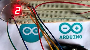 Contador de 0 à 9 (Display 7 segmentos + Arduino)