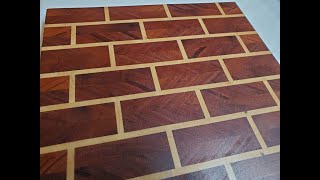 Brick cutting board build for beginners