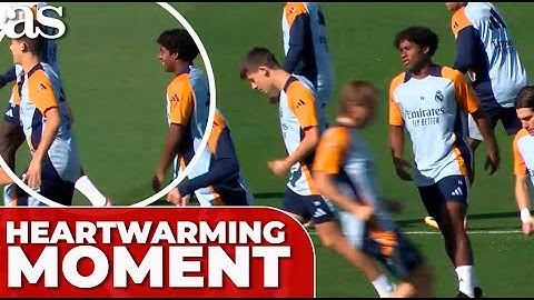 HEARTWARMIN MOMENT of CAMARADERIE between REAL MADRID'S YOUNG STARS ENDRICK and GÜLER