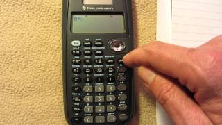 TI-36X Pro Solve for X mode, 2014-05-03