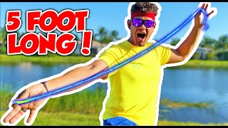 Worlds LONGEST Fishing Lure! (World Record!) 