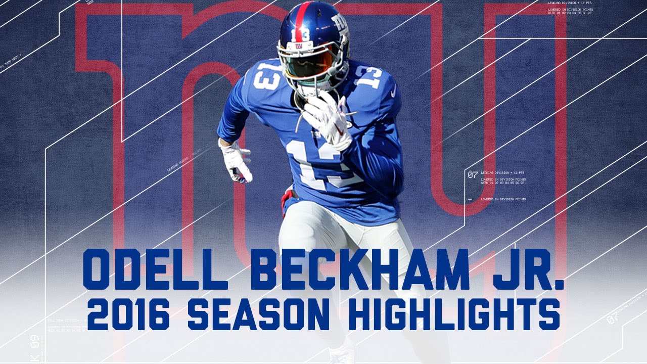 Odell Beckham Jr.'s Best Highlights from the 2016 Season | NFL