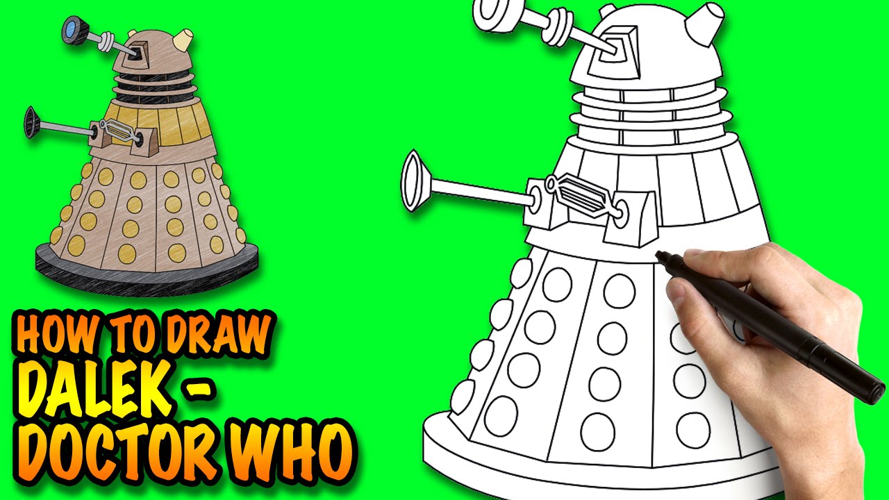Featured image of post How To Draw A Dalek Visit my official merch store and grab yourself a cool shirt designed by me