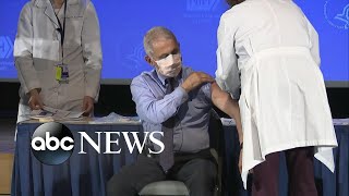 ABC News Live Update: Dr. Anthony Fauci receives Moderna’s COVID-19 vaccine