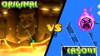 MOAI: Original vs Layout [Full Comparison] | Geometry Dash