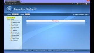 SiteAudit Reporting Web Site Overview