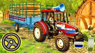 Real Farming Cargo Tractor Simulator 2018 - Driving Farm Vehicles | Android Gameplay screenshot 2