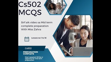 cs502 past papers mid term preparation | cs502 mcqs mid term preparation 2023| objective past paper