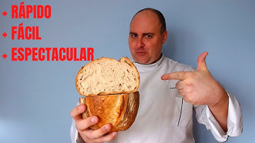 🔴Cómo hacer un PAN DE MASA MADRE RÁPIDO Y FÁCIL ¡listo en 4 horas máximo!💪 Chef Sergio Benito👨‍🍳