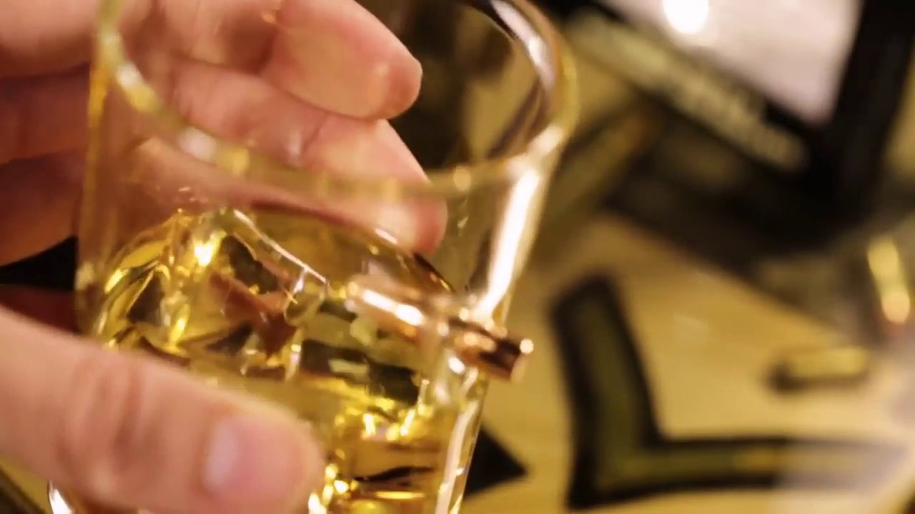 Real Bullet Whiskey Glass