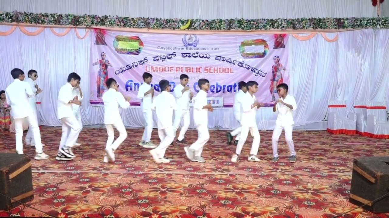 A grooving song on illumanti dance by 7th grade