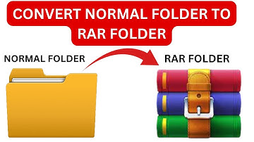 How to Convert a Regular Folder into a RAR Archive Easily || Convert Folder to RAR || Zip Files ||