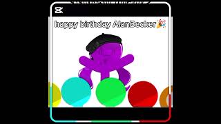 ITS ALAN BECKER BIRTHDAY HAPPY BIRTHDAY ALAN BECKER 🎉🎉🎉🎉#animation#alanbecker