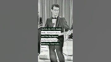 The Big Bopper, Buddy Holly & Ritchie Valens Rocked Surf Ballroom 🎸 Feb. 02, 1959 #ThisDayInMusic