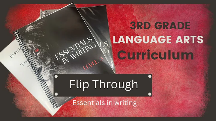 Quick Flip through of Essentials in Writing curriculum