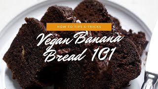 How to Make Epic Vegan Banana Bread | Vegan Chocolate Banana Bread