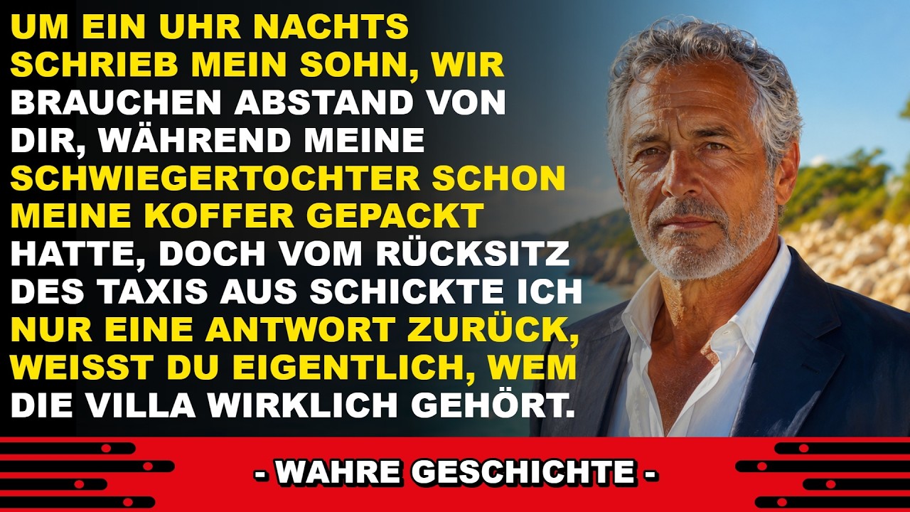 Um 1 Uhr nachts leuchtete mein Telefon auf. Julians Nachricht: „Wir brauchen Abstand von dir. Bitte kontaktiere uns nicht mehr.“ Kein Streit. Nur eisige Zurückweisung von dem Mann, der ein paar...