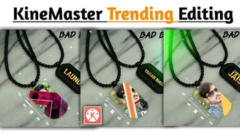 Trending Kinemaster Locket Video Editing | New status Editing 2020 | Attitude Status | Usama Rajput.