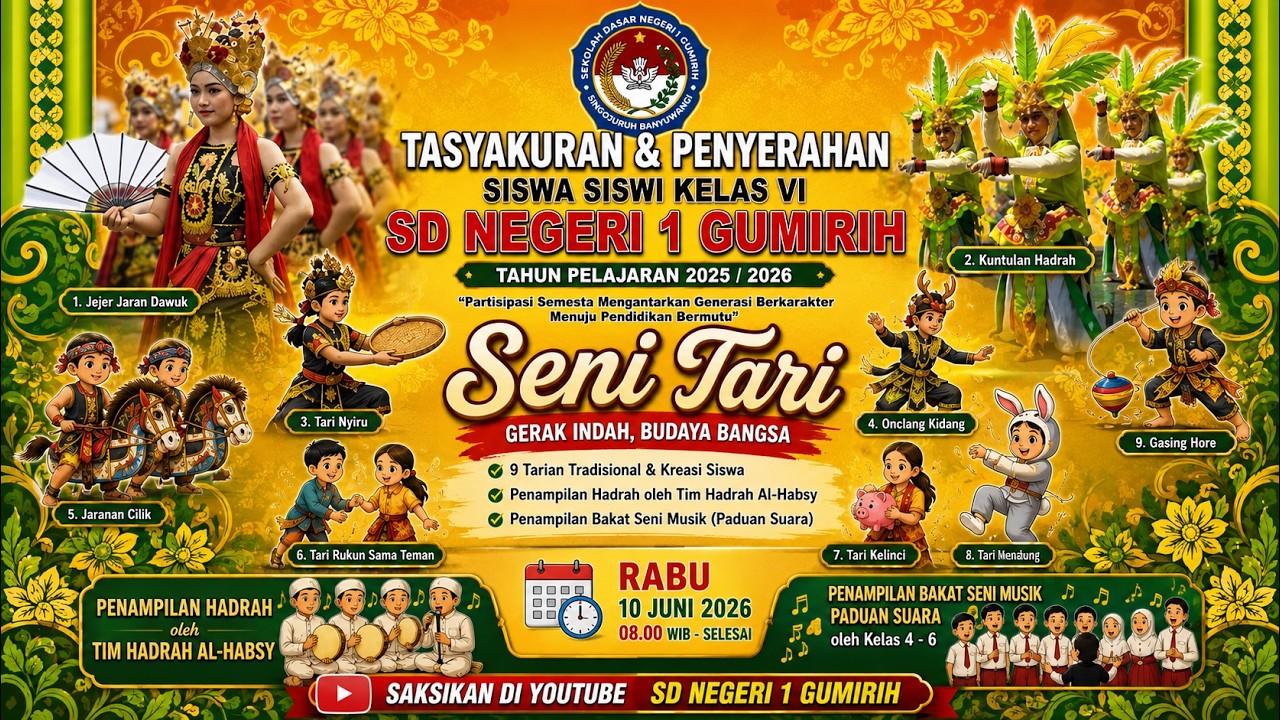 Tari Jaranan Cilik Kreativitas Siswa SD Negeri 1 Gumirih Tahun 2026 tari-jaranan-cilik-kreativitas-siswa-sd-negeri-1-gumirih-tahun-2026