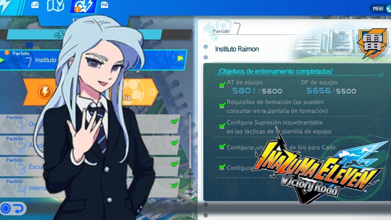 ¡ CÓMO SUBIR RÁPIDO EL ATAQUE Y DEFENSA EN EL MODO HISTORIA DE INAZUMA ELEVEN VICTORY ROAD !