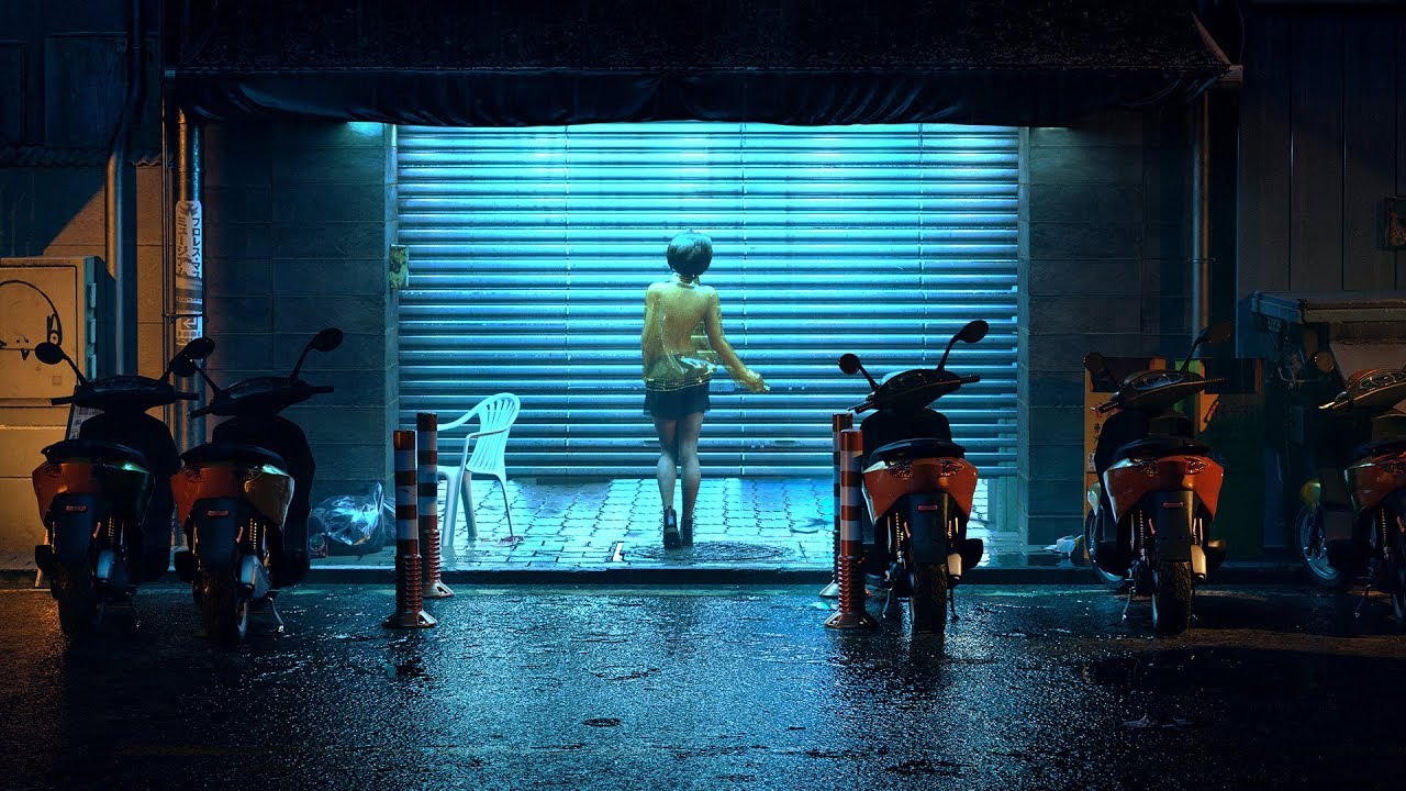Blue Alley - Environment Creation with Maya and Arnold Blue Alley - Environment Creation with Maya and Arnold #1