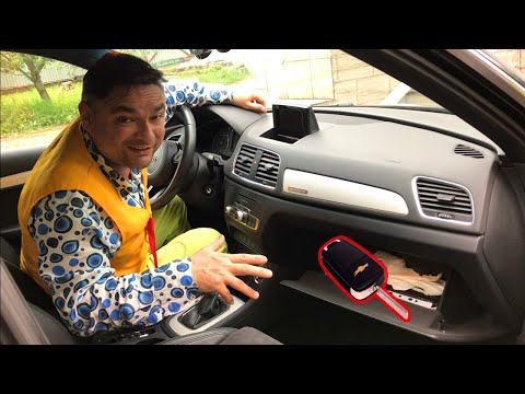 Red Man HID Car Keys in Glove Compartment VS Mr. Joe on Audi Q3 13+